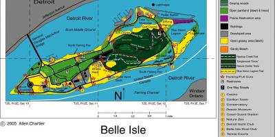 Carte du Détroit de Belle-Isle